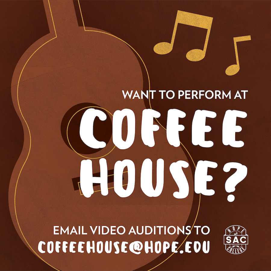 Coffee House Audition event poster