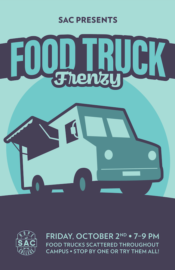 Food Truck Frenzy event poster