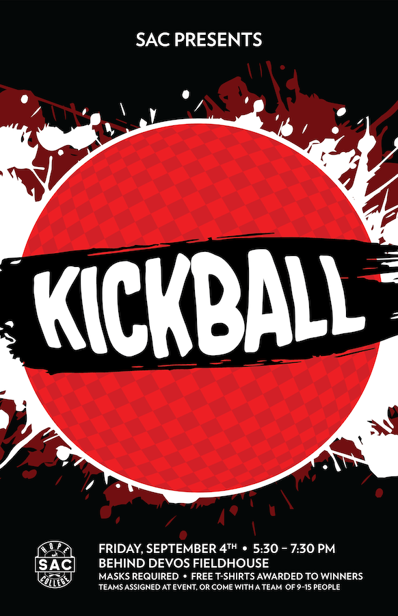 Kickball event poster