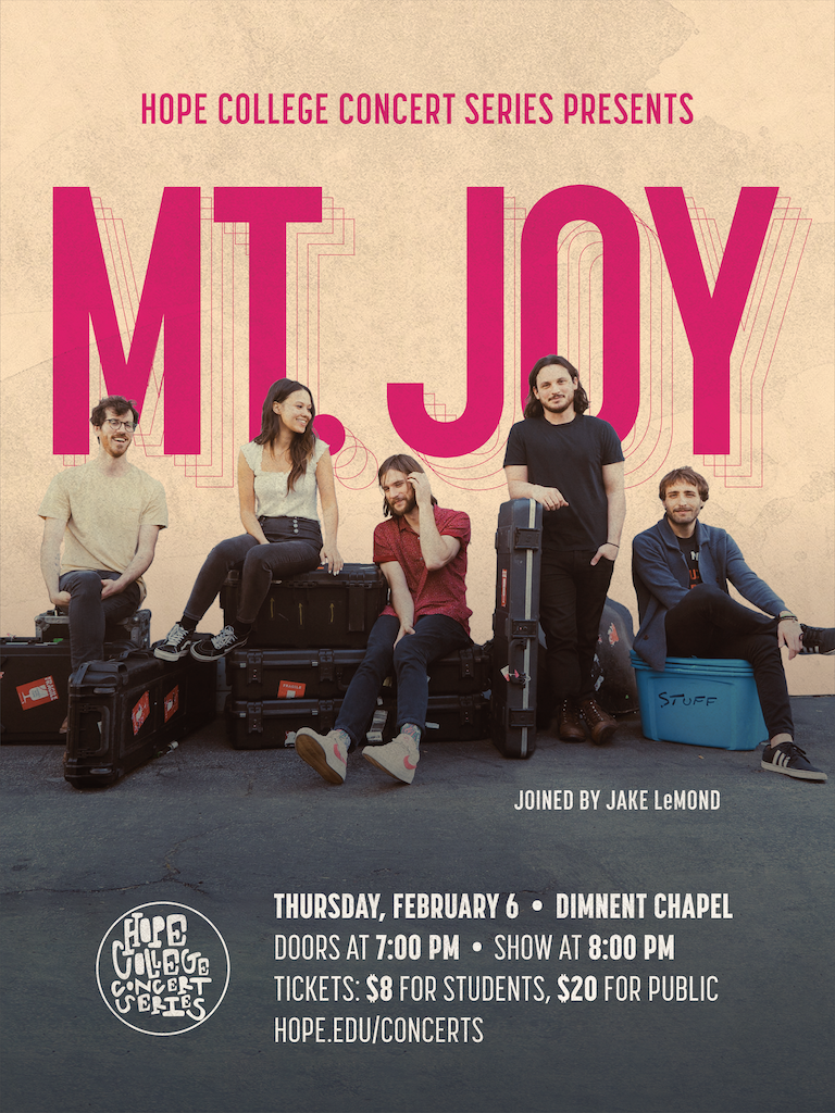 Mt. Joy concert poster