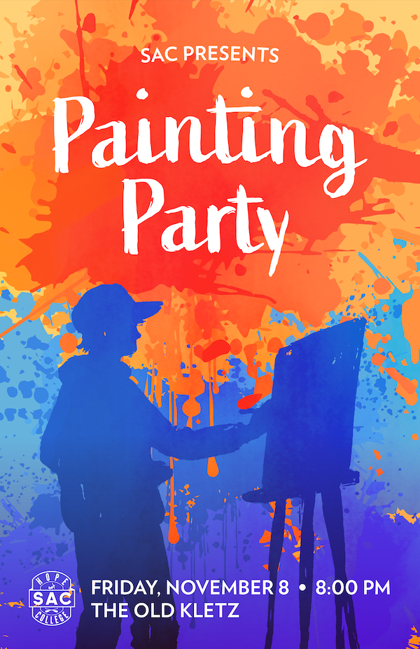 Painting Party event poster