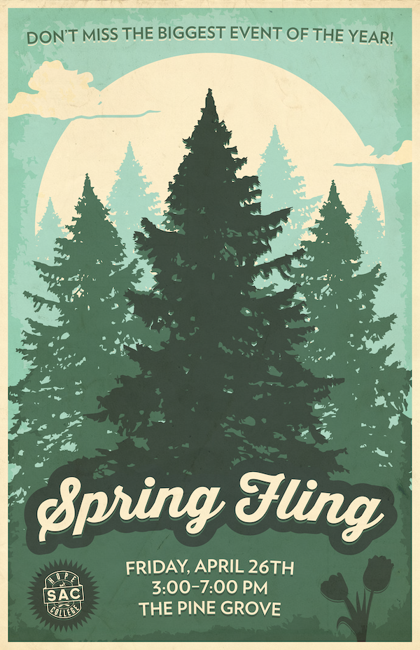 Spring Fling event poster